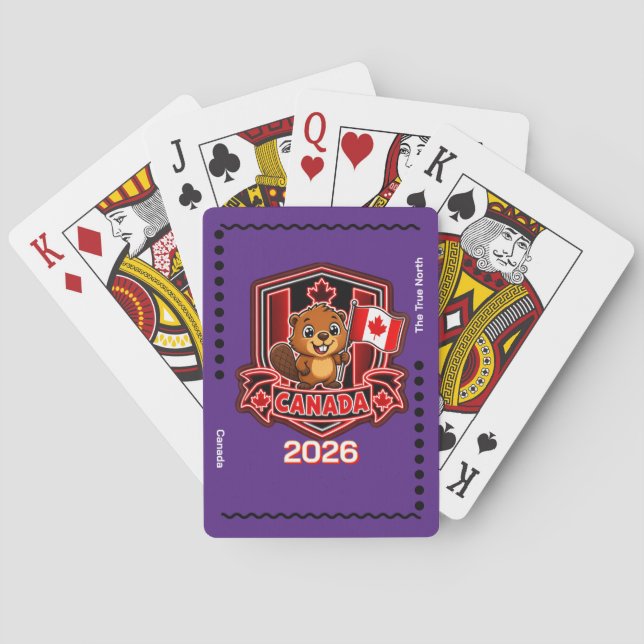 Jeu De Cartes Enfants du Canada (dos)