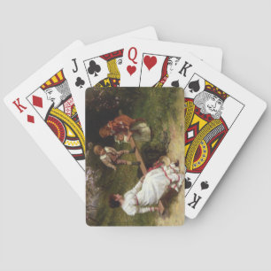 Jeu De Cartes Enfants sur une balançoire à bascule (de Frederick