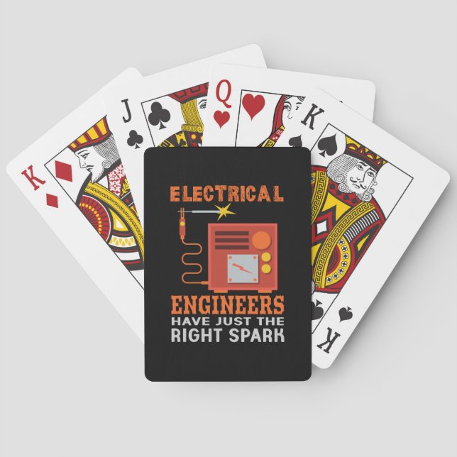 Jeu De Cartes Engineer Electrical Engineers Have Just The Right (dos)