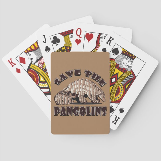 Jeu De Cartes Enregistrer Les Pangolins (dos)