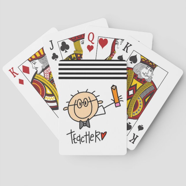 Jeu De Cartes Enseignant (dos)