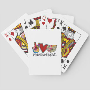 Jeu De Cartes Enseignant Art Paix Love Lecture