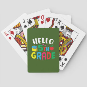 Jeu De Cartes Enseignant de 5e année Bonjour 5e année