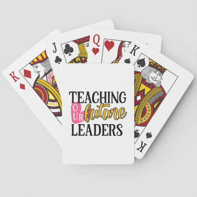 Jeu De Cartes Enseignant L'Art Enseigner Nos Futurs Leaders (dos)
