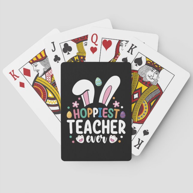 Jeu De Cartes Enseignant le plus optimiste à chaque école OEufs  (dos)