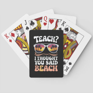 Jeu De Cartes Enseigner Je pensais que vous aviez dit Professeur