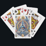 Jeu De Cartes Ensemble maçonnique de cartes de poker<br><div class="desc">Apportez le mystère maçonnique au jeu avec ce jeu de cartes Freemasonic!</div>