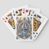 Ensemble maçonnique de cartes de poker