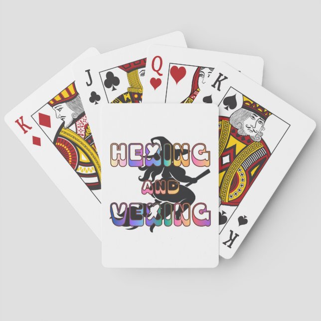 Jeu De Cartes ENSORCELER ET EXASPÉRER pour la païenne de grande  (dos)