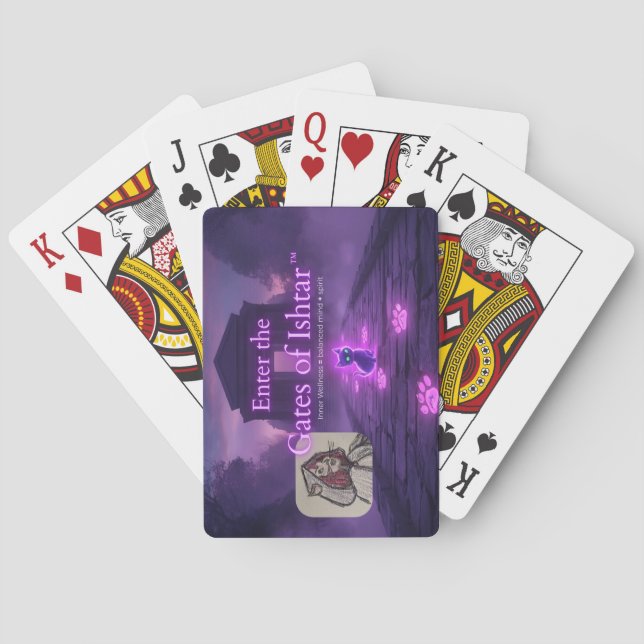 Jeu De Cartes Enter the Gates of Ishtar playing cards  (dos)