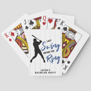 Jeu De Cartes Enterrement de vie de garçon au baseball : la dern