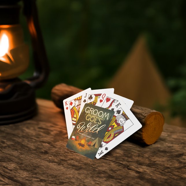 Jeu De Cartes Enterrement de vie de garçon - Thème Camping (Créateur téléchargé)