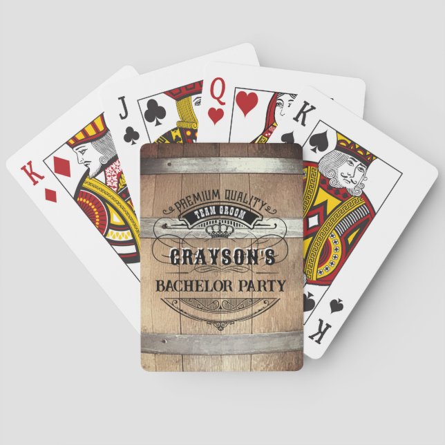 Jeu De Cartes Enterrement de vie de garçon Tonneau de whisky rus (dos)