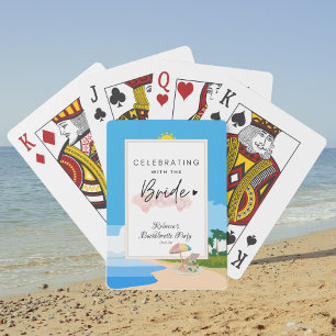 Jeu De Cartes Enterrement de vie de jeune fille à la plage   Fêt