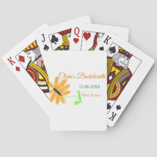 Jeu De Cartes enterrement de vie de jeune fille ajoutez nom date