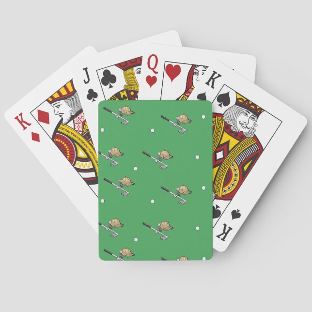 Jeu De Cartes Entraînement de golf en vert (dos)