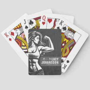 Jeu De Cartes Entraîneur de fitness moderne Bodybuilding Instruc