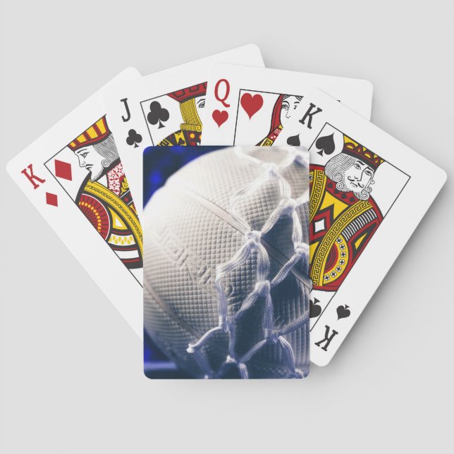 Jeu De Cartes Entraîneur de volley-ball et Net (dos)