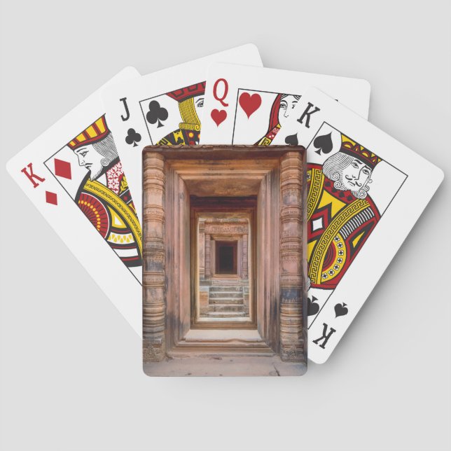 Jeu De Cartes Entrée d'Angkor Wat, Cambodge (dos)