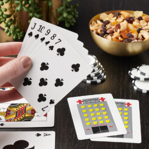 Jeu De Cartes Entrée d'urgence du bâtiment de l'hôpital