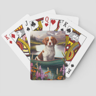 Jeu De Cartes Épagneul breton sur une pagaie : Une aventure pitt