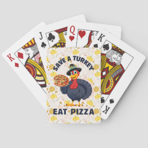 Jeu De Cartes Épargnez une dinde, mangez une pizza, drôle de jou