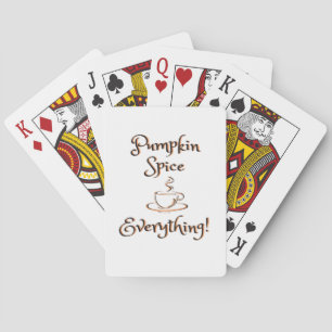 Jeu De Cartes Épices citrouilles Tout Automne Café Automne Latte