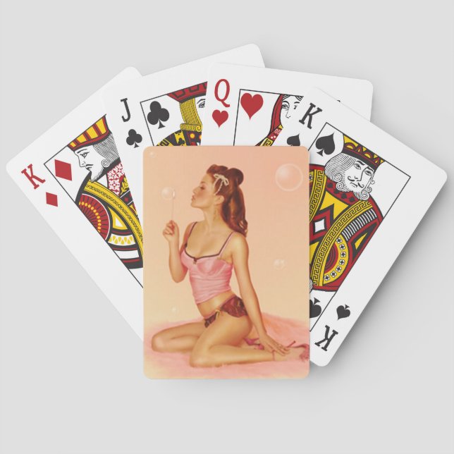 Jeu De Cartes Épingler vers le haut (dos)