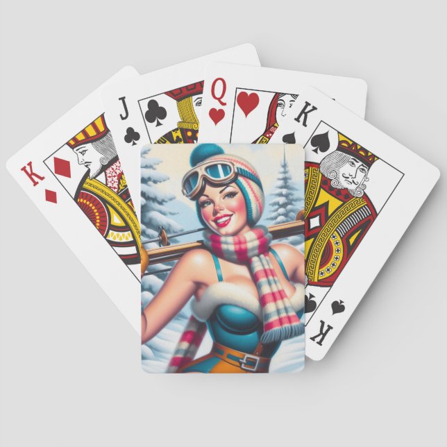 Jeu De Cartes Épouse d'hiver fille (dos)