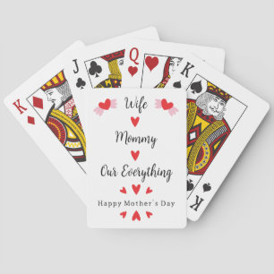 Jeu De Cartes Épouse Maman Tout Pour Nous Mignonne Fête Des Mère