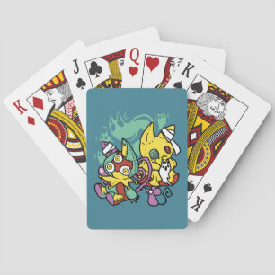 Jeu De Cartes Épouvantablement mignon Chats monstrueux Hallowe