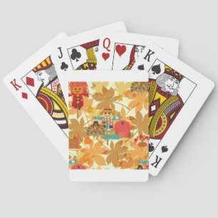 Jeu De Cartes épouvantail de l'action de grâce