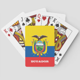Jeu De Cartes Equateur Jeu du Drapeau, Equateur Jouer des cartes