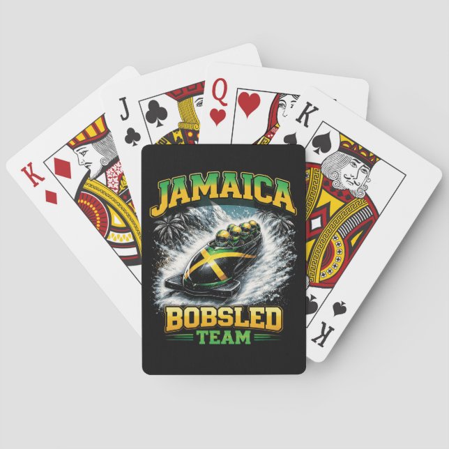 Jeu De Cartes Équipe de bobsleigh jamaïcaine (dos)