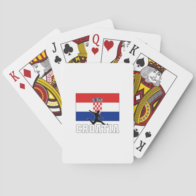 Jeu De Cartes Équipe de Croatie de football (dos)