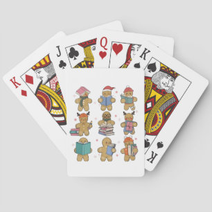 Jeu De Cartes Équipe de Noël Santa Gingerbread Nursing Squad