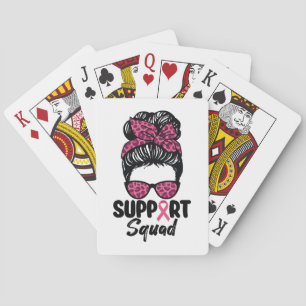 Jeu De Cartes Équipe de soutien Nœud sale Guerrière rose Cancer