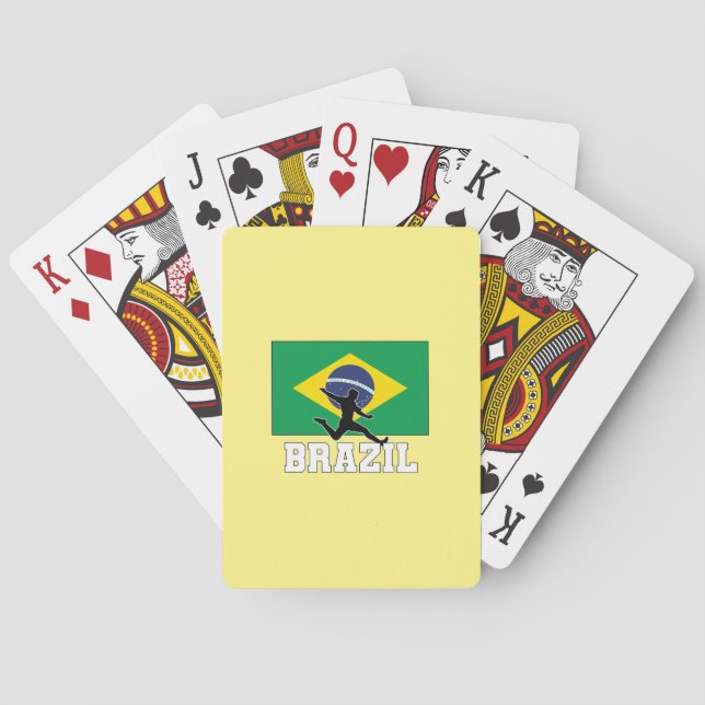 Jeu De Cartes Équipe Nationale De Football Du Brésil Jouer Des C (dos)