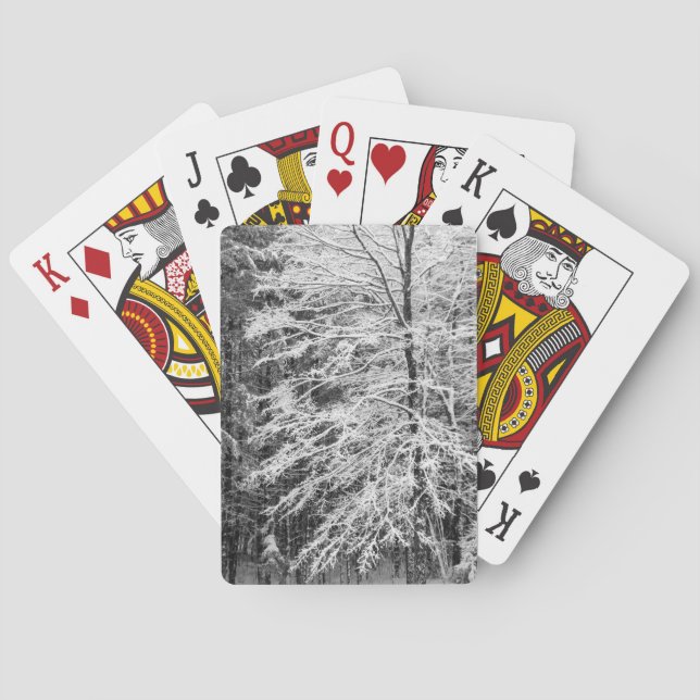 Jeu De Cartes Érable En Neige (dos)
