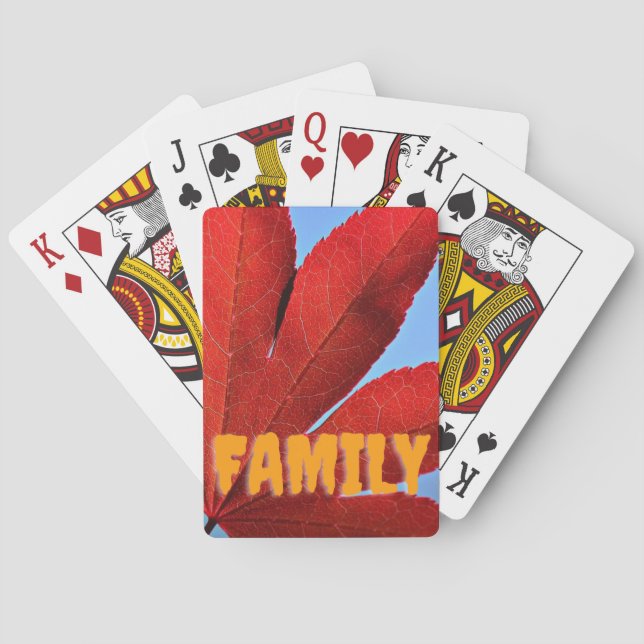 Jeu De Cartes Érable japonais- (dos)
