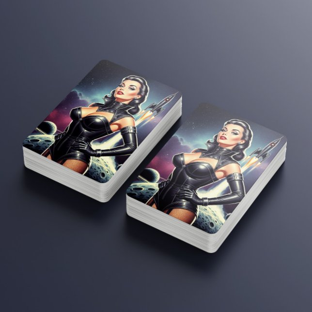 Jeu De Cartes Érotique spatiale vintage (Créateur téléchargé)