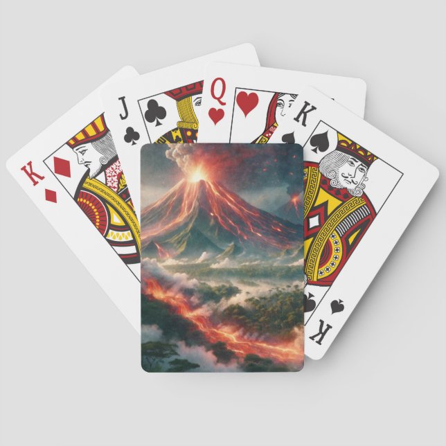 Jeu De Cartes Éruptions volcaniques (dos)