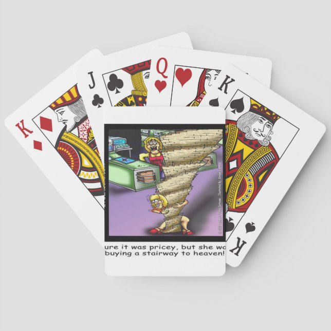 Jeu De Cartes Escalier Céleste Hors de Prix Drôle (dos)