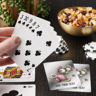 Jeu De Cartes Escargot Mignon