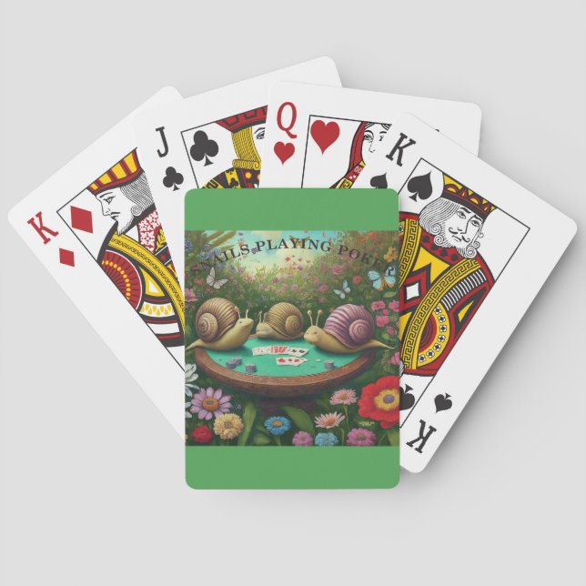Jeu De Cartes Escargots Lecture (dos)