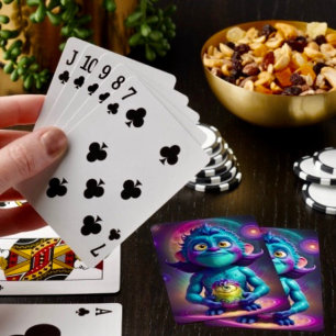 Jeu De Cartes Espace Alien & Ami