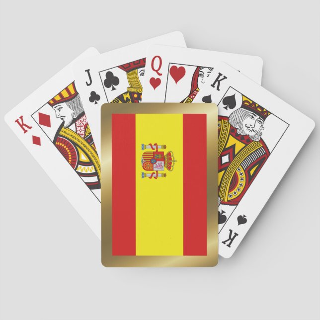 Jeu De Cartes Espagne Drapeau Jouer des cartes (dos)