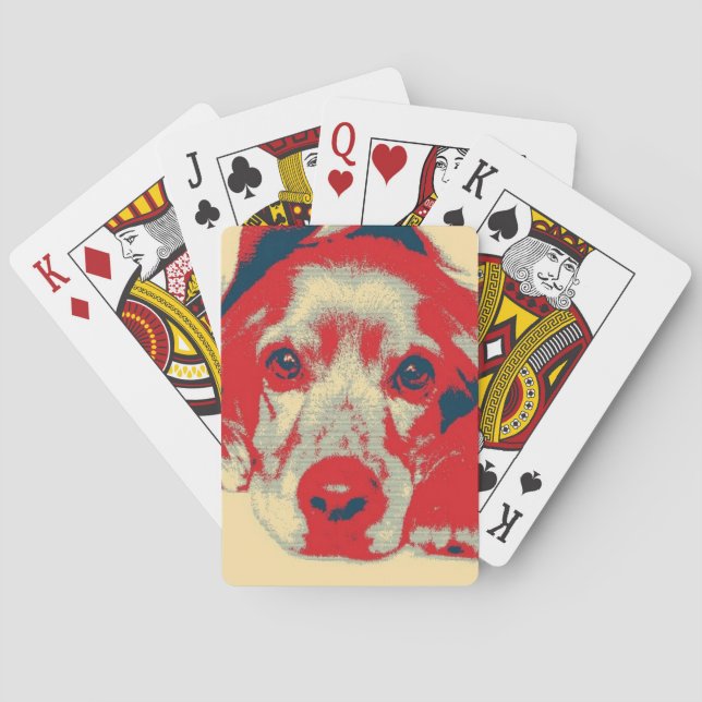 Jeu De Cartes Espagnol de cocaïer anglais, Chien, Chiot (dos)