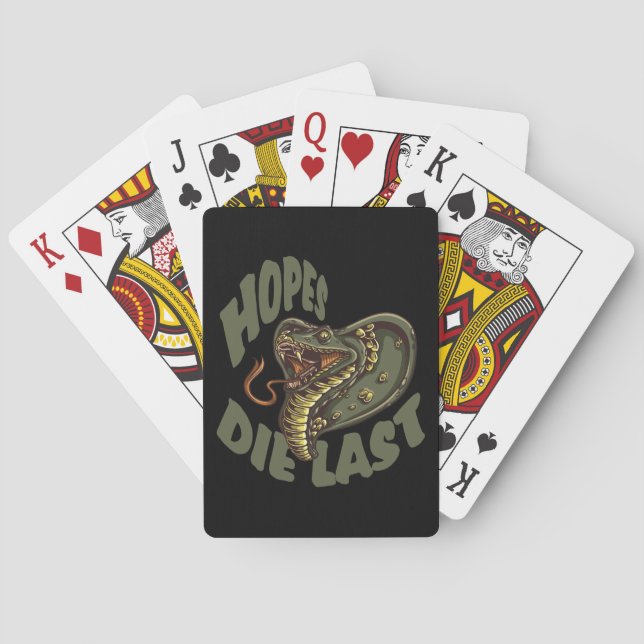 Jeu De Cartes Espoirs de mourir dernier - COBRA SNAKE (dos)
