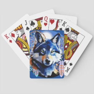 Jeu De Cartes Esprit animal indigène Wolf